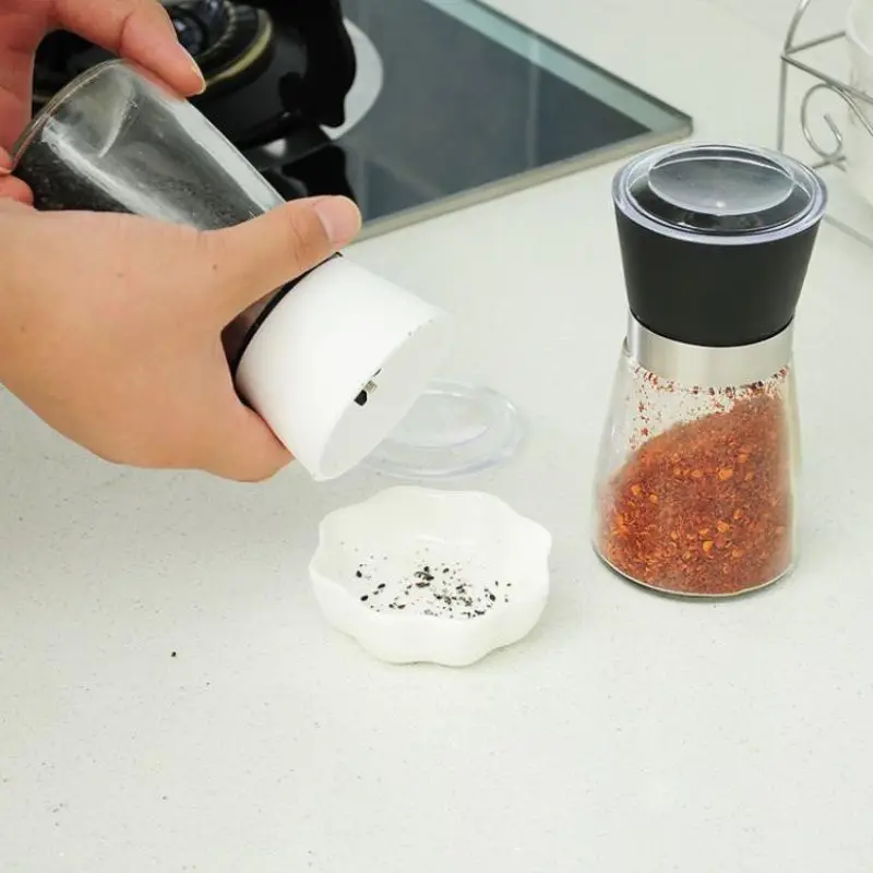 Kitchen Seasoning Grinding Stainless Steel Manual Pepper Grinder Salt & Pepper Mill Grinder Kitchen Tools Accessories