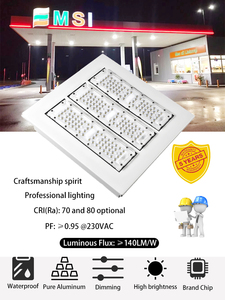 Unike-luz led para exteriores ip65, iluminación para techos altos, 50w, 100w, 150w, dosel para estación de gas, accesorios de alto brillo, precio de fábrica - Product Image 4