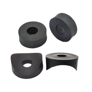 Coussinets de protection pour pieds de meubles en caoutchouc noir anti-rayures pour chaises, tables et canapés - Product Image 4