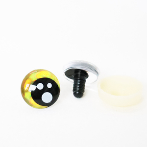 <span class=keywords><strong>Yeux</strong></span> 3D <span class=keywords><strong>de</strong></span> 25 mm en résine transparente avec motif imprimé, <span class=keywords><strong>yeux</strong></span> <span class=keywords><strong>de</strong></span> <span class=keywords><strong>sécurité</strong></span> stéréoscopiques excentriques pour ours en peluche et jouets en peluche - Product Image 6