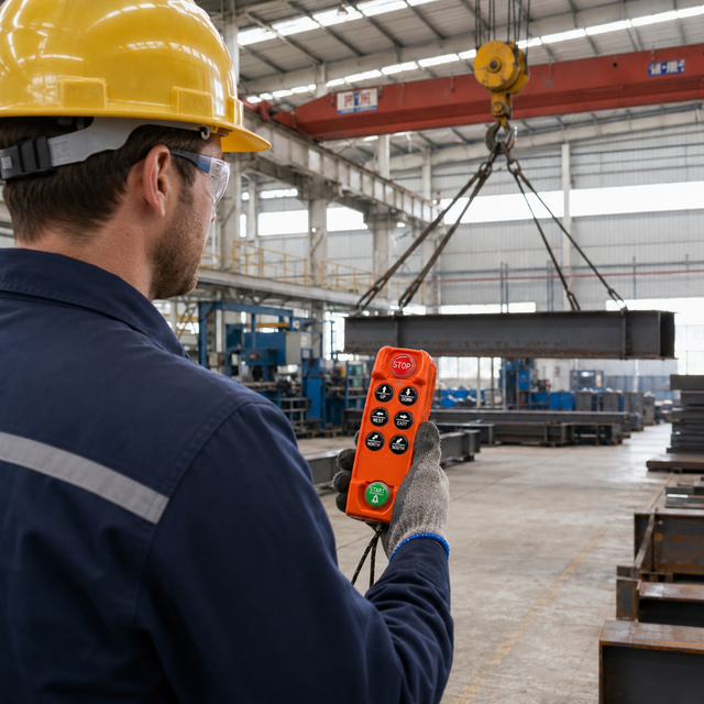 Hot Sale Crane Hoist Wireless Remote Control Industrial Radio Controller Transmitter Receiver Kit IP65 300M OEM F21-E2C