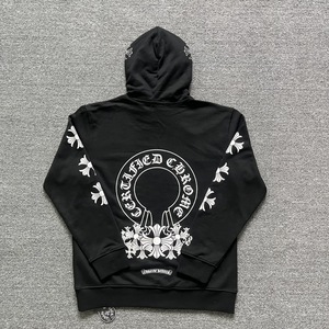 <span class=keywords><strong>Felpa</strong></span> in cotone con cappuccio e motivo a croce in stile cartoon, autunnale, con tasca, vestibilità regolare - Product Image 2