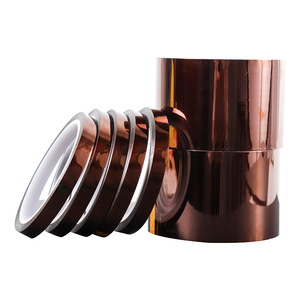 Ruban adhésif en silicone pour <span class=keywords><strong>film</strong></span>, pour masquage à haute température, isolation en polyimide, antistatique, adhésif simple face, type de découpe à la presse - Product Image 1