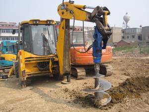 Sıcak satış APIE profesyonel vida <span class=keywords><strong>Mini</strong></span> ekskavatör kazık sürücü delme parçaları zemin delme matkabı toprak burgu - Product Image 6