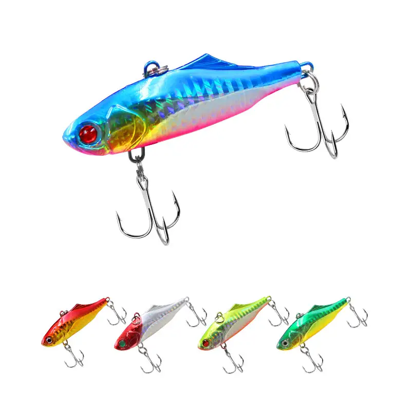 OEM 7.5cm 23g Pesca China Export Vibrating Fish Lure Artificial Fishing Bait Vib Lure Vibration Vibes Lures Plastic