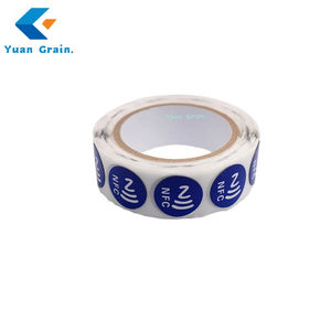 13.56mhz rfd nfc स्टिकर/लेबल/टैग कस्टम लोगो आइसो14443a प्रोटोकॉल nta213/215 चिप मिनी टैग होटल सदस्यता कार्ड भुगतान के लिए - Product Image 3