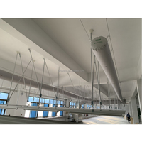 Système de ventilation flexible anti-condensation de qualité supérieure Conduit d'air résistant aux hautes températures Atelier Systèmes de CVC Partie directe