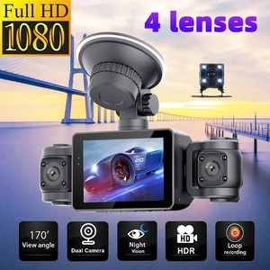 Nouvelle <span class=keywords><strong>Dashcam</strong></span> 2025 <span class=keywords><strong>Prix</strong></span> Fabricant en Gros 1080p WiFi 4 Objectifs Caméra de Tableau de Bord Originale DVR Boîte Noire - Product Image 4
