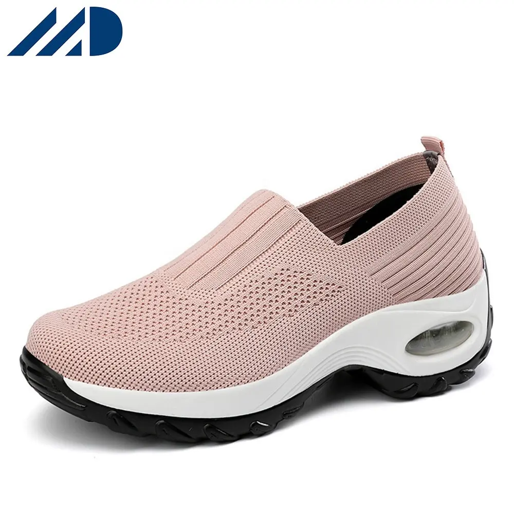 Hot Selling Fashionable Breathable Casual Thick-soled Heightened Women's Shoes 2024 New Design Anti slippery