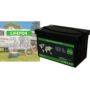 แบตเตอรี่ลิเธียม 12V 100Ah ชาร์จได้ 9000 รอบ รับประกัน 3 ปี แบบกึ่งโซลิดสเตท สำหรับรถบ้านและมอเตอร์ลากจูง - Product Image 1
