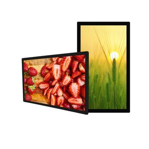 HD risoluzione di buona qualità LCD elettronico digitale della foto cornici <span class=keywords><strong>32</strong></span> pollici con cassa in metallo montaggio a parete per il negozio - Product Image 1