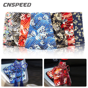 Car <b>Gear</b> <b>Knob</b> Cover Universal Linen Japanese Style With Tassel For Manual Transmission Cars - Product Image 2