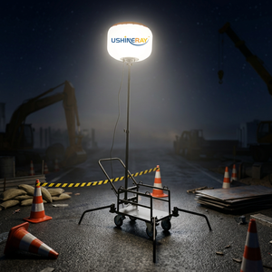500W <b>LED</b> Balloon <b>Light</b> With Trolley & Portable Power Station 360° Inflatable <b>Light</b> For Outdoor Off-grid <b>Work</b> Emergency Rescue - Product Image 5