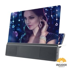 تكبير عدسة تكبير أحدث الوضوح 3D الموسع الفيديو حامل مكتبي المورد Hd الهاتف المحمول شاشة مكبر للصوت - Product Image 1
