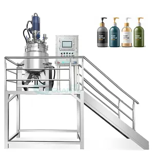 120L Daily Chemicals Mixing Equipment Laboratory High Speed Agitator Ointment Vacuum Homogenizer Emulsifying Mixer