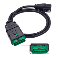 Cable conector USB OBD 2 de 2,85 m y 0,3 m para LEXIA 3 PP2000 PEUGEOT CITROEN OBD2, Clip de diagnóstico, Cable PSA de 30 pines a conector USB
