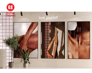 Cream Style Nail <b>Bar</b> Display Furniture Set | Modern Popular Hair Salon Station & Custom Nail Salon Interior Design - Product Image 4