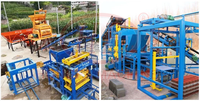 Machine à fabriquer des blocs de béton entièrement automatique, machine à fabriquer des briques de pavage en zigzag en Afrique, machine à fabriquer des blocs de béton creux