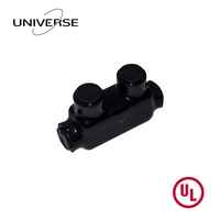   Connecteur de câblage mécanique sans outil 4AWG-500kcmil à 1 port, 600V CU9AL, double classification, isolé, à raccordement rapide