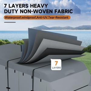Funda para RV y Remolque, Cubierta para Remolque de Viaje, Cubierta para Camper con Cubiertas para Canaletas de Gancheo de Lengüeta - Product Image 2