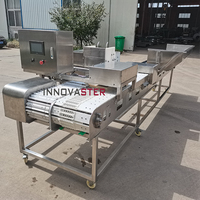 Machine à enfiler les brochettes de poulet en acier inoxydable, machine à fabriquer des brochettes de viande