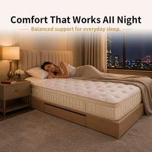 Pocket <b>Spring</b> Hybrid Queen Size Mattress <b>Compressed</b> Mattress King Size Mattress for Hotel Bedroom - Product Image 3