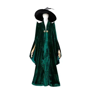 Robe de Président de la Sorcellerie et de la Magie de l'École de Sorcellerie d'Écho Hogwarts, Costume d'Halloween avec Cape pour Femmes Adultes - Product Image 2