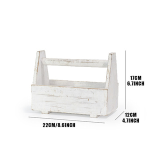 Macetas de Madera para <span class=keywords><strong>Flores</strong></span>, Macetero Elevado <span class=keywords><strong>con</strong></span> Asa, Macetero Rústico para <span class=keywords><strong>Flores</strong></span> y <span class=keywords><strong>Suculentas</strong></span>, para Vegetales y <span class=keywords><strong>Flores</strong></span> en la Terraza - Product Image 3