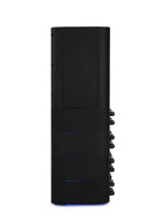 WESHARE Station de recharge mobile commerciale à 16 emplacements avec lecteur de carte, distributeur automatique de batteries externes pour location