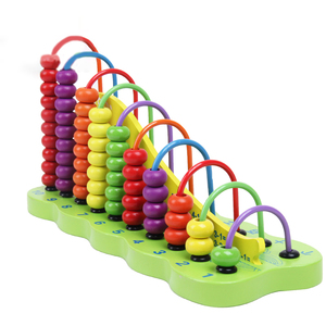 Fabricant offre spéciale de comptage en bois boulier jouets éducatifs en bois bon marché en Gros de manipulation mathématique jo - Product Image 3