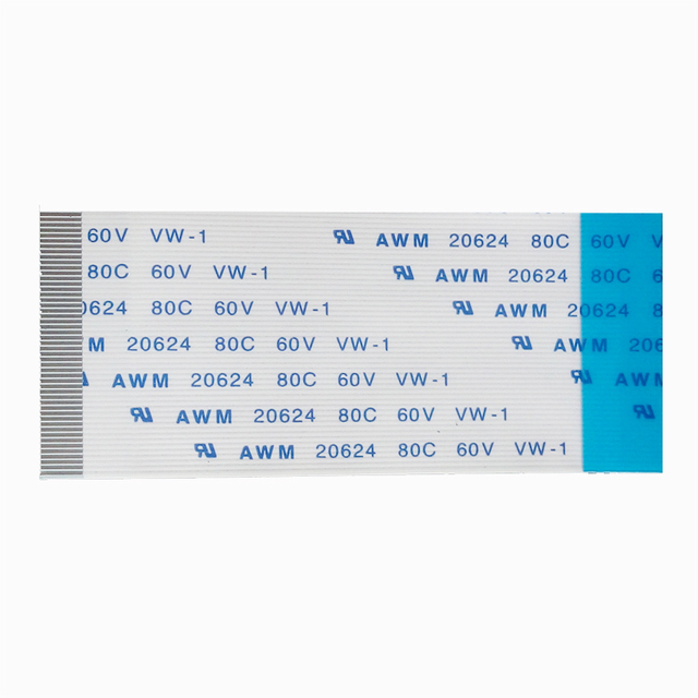 FFC 8 PIN 10 cm Flex Ribbon 80C 60V-1 0.5 mm Pitch Conductor 0.05x0.3 Inverted AWM 20624 Flat Flexible Cable LCD