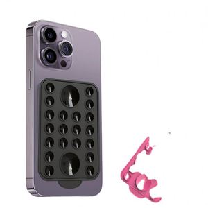 Holder Thicken Rectangle Magnetic Silicone Suction Cup <b>Pads</b> for Mobile Phones - Product Image 1