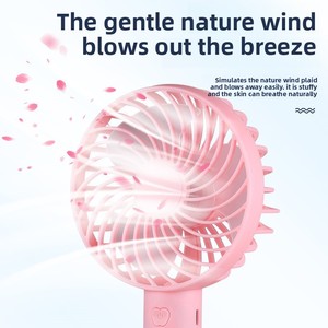 Xách tay Mini USB có thể sạc lại <span class=keywords><strong>Fan</strong></span> cầm tay & Máy tính để bàn thiết kế im lặng với biểu tượng tùy chỉnh khuyến mại USB tiện ích - Product Image 5