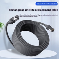 Cable de Fibra Óptica de PVC con Conector Crystal GEN3 de 8 Núcleos, Doble Blindaje, Alta Velocidad, Carga Rápida, Starlink Mini DC 1.5m/2m/3m