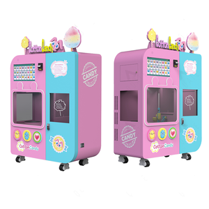 Robot <span class=keywords><strong>de</strong></span> <span class=keywords><strong>barbe</strong></span> <span class=keywords><strong>à</strong></span> <span class=keywords><strong>papa</strong></span> automatique d'usine commerciale faisant <span class=keywords><strong>la</strong></span> <span class=keywords><strong>machine</strong></span> <span class=keywords><strong>avec</strong></span> du sucre - Product Image 2