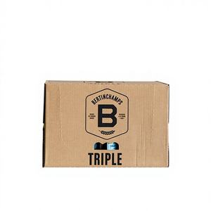 Paquete 20 x 50cl Bertinchamps Triple Cerveza Auténtica Bélgica Cervecería Local Etiqueta Blanca Alcohol Artesanía Al Por Mayor - Product Image 1