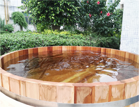 Jacuzzi Nordique en Bois d'Extérieur pour 4 Personnes, le Moins Cher