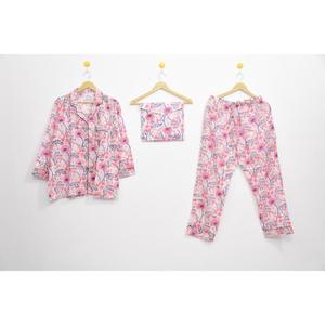 Conjunto de Pijama de Algodón para Mujer, Diseño Boho, Ropa de Dormir Cómoda, Precio al por Mayor 100% Premium - Product Image 6