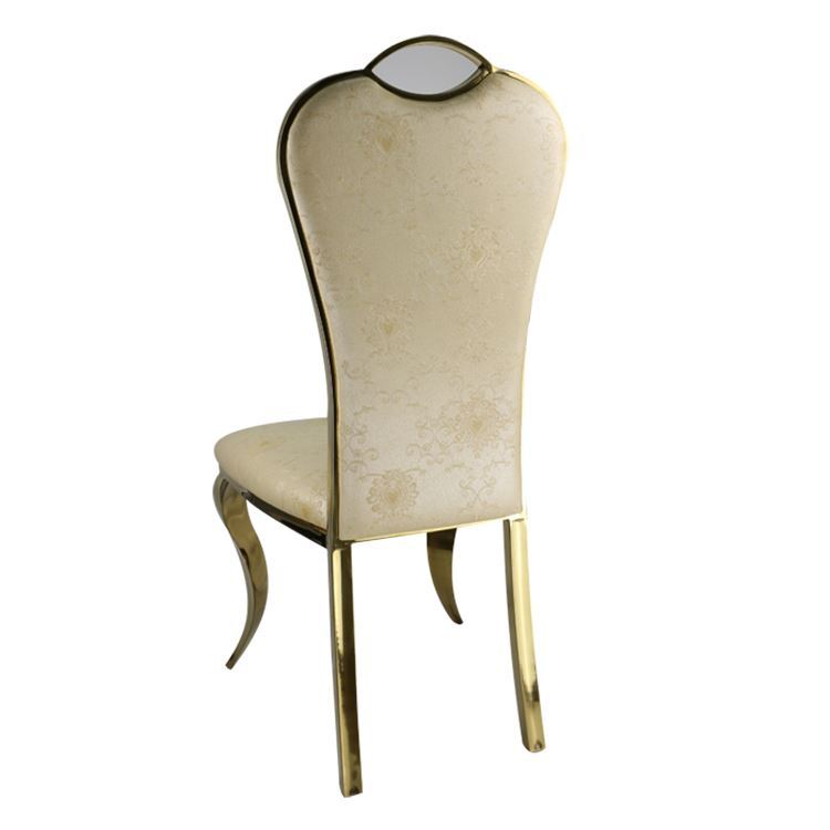 Table en acier Trône Cravate Dos Blanc En Gros Bois Et Pour La Mariée Marié Chaise De Mariage En Acier Inoxydable