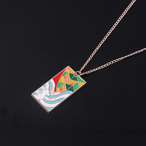 Collar de Demon Slayer, Colgante de Metal de Giyu Shinobu, Joyería de <span class=keywords><strong>Anime</strong></span>, Regalo, Llavero - Product Image 4