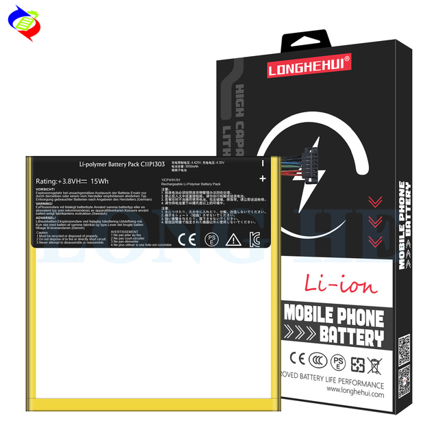 3950mAh C11P1303 Nexus 7 Gen2 2013 Mobile Phone Battery for ASUS Google Nexus 7 Battery