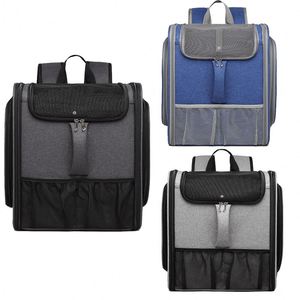 Mochila transportadora para mascotas, de Oxford, expandible, ideal para viajes de fin de semana, para perros y gatos, de venta en fábrica con certificación BSCI. - Product Image 1