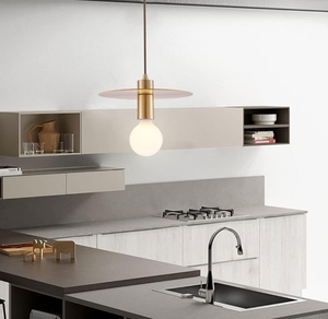 Lampes à <span class=keywords><strong>suspension</strong></span> à pois Noir Minimaliste Verre Lait Globes Luminaires Or Lampe à <span class=keywords><strong>suspension</strong></span> à point unique pour salle à manger - Product Image 5