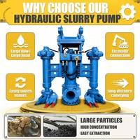 Pompa Lumpur Hidrolik 4 Inci, Pompa Submersible untuk Pasir dan Lumpur, Pompa Pengaduk Aliran Tinggi untuk Sungai dan Danau