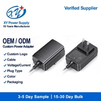 Adaptateur secteur AC/DC 12V 24V Prise US OEM ODM Logo personnalisé Câble ETL CE Classe 2 Usine du Vietnam directe