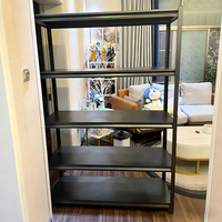 Étagère de rangement de cuisine à 5 niveaux en acier au carbone, organisateur métallique autoportant, étagère de présentation moderne non pliable