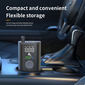 Bomba de inflado montada en coche inteligente, inflador de neumáticos inalámbrico de pausa automática con batería de luz LED para <span class=keywords><strong>XIAOMI</strong></span> SU7 Ultra - Product Image 5