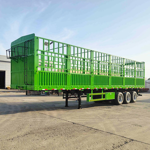 Semirremolque de Acero de 3 Ejes de Alta Calidad con Capacidad de Carga Útil de 60 Toneladas para Carga a Granel, Remolque Agrícola para África - Product Image 1