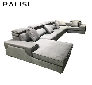 Juego de Sofás de Esquina de 10 Plazas, Sofá en Forma de U de Gran Tamaño, Muebles de Sala de Estar al por Mayor, Diseño de Sofá Grande para Emiratos Árabes Unidos/Arabia Saudita - Product Image 1