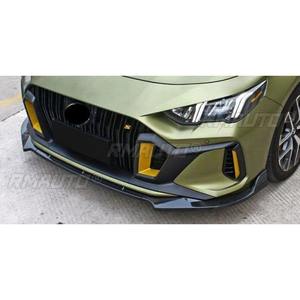 Para GAC Trumpchi EMPOW 2021: Kit de carrocería con alerón difusor y labio divisor de parachoques delantero, negro brillante, pieza de modificación de labio de parachoques - Product Image 5